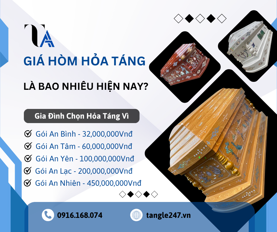 giá hòm quan tài hỏa táng là bao nhiêu tại tphcm