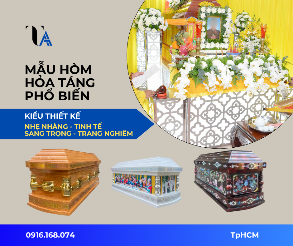 mẫu hòm quan tài hỏa táng giá rẻ tại tphcm